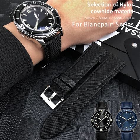 blancpain vs panerai|Blancpain sailcloth strap review.